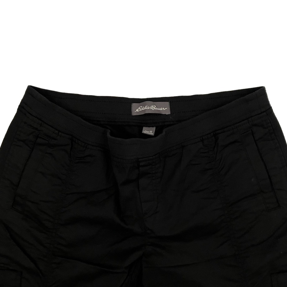 New Eddie Bauer Women’s Laid Back Twill Jogger In Black - Picture 4 of 7